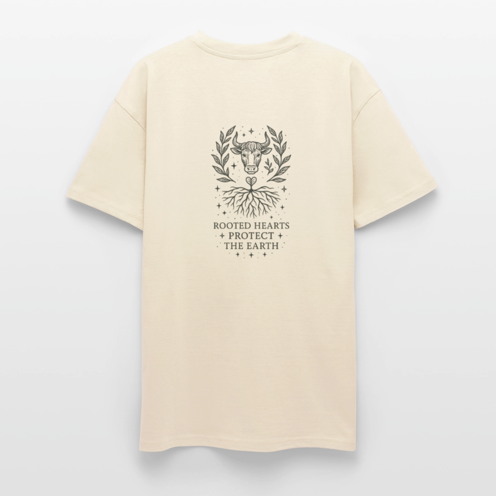 Unisex Oversize T-Shirt "Taurus" - Creme