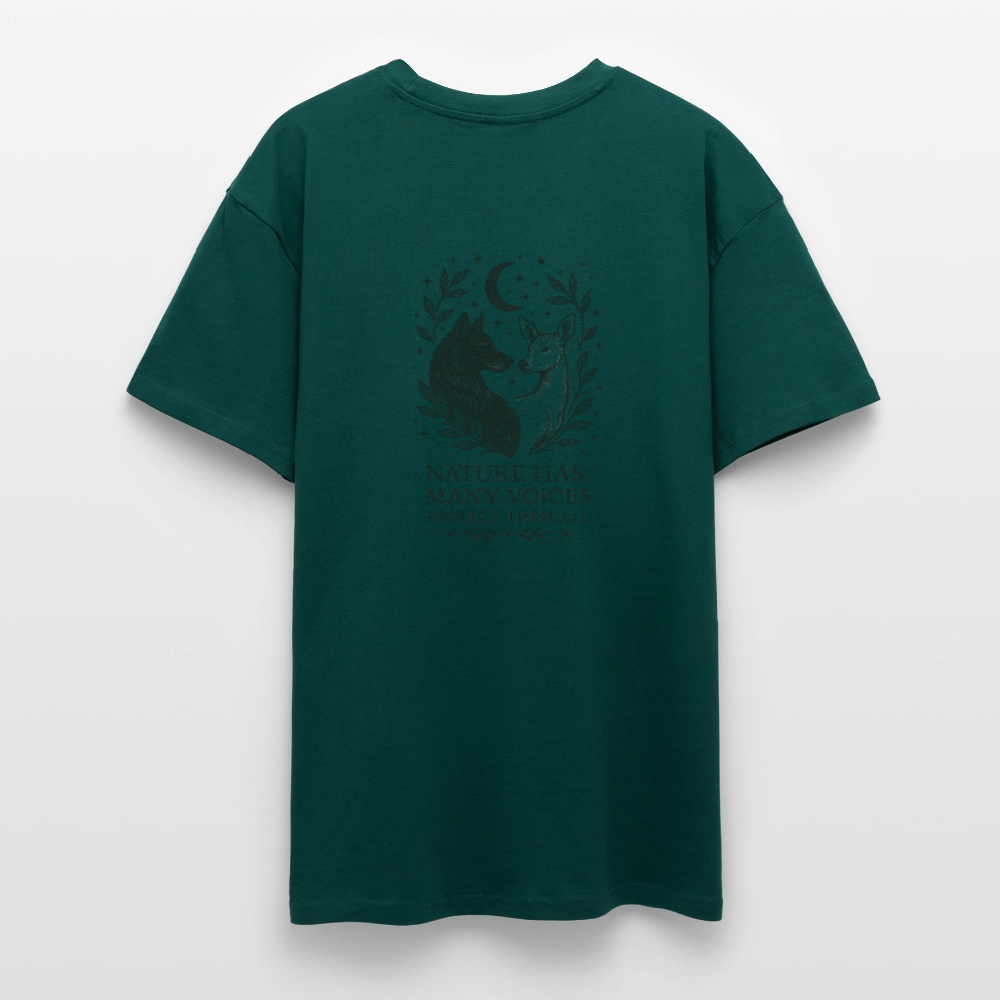 Unisex Oversize T-Shirt "Gemini" - hunter Green