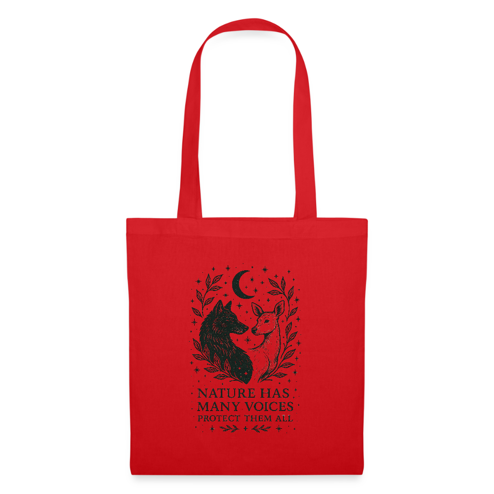 Stoffbeutel „Voices“ - Rot