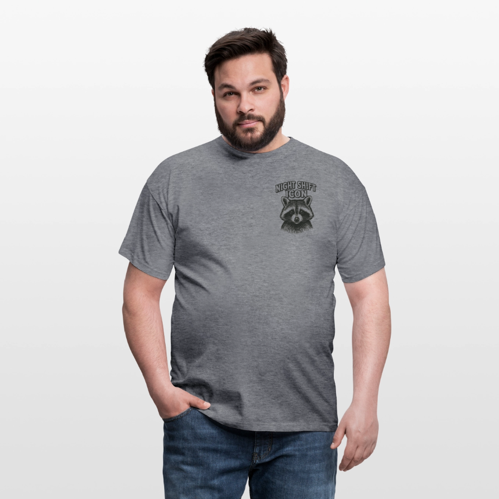 Herren T-Shirt "Night Shift Icon" - Graphit meliert