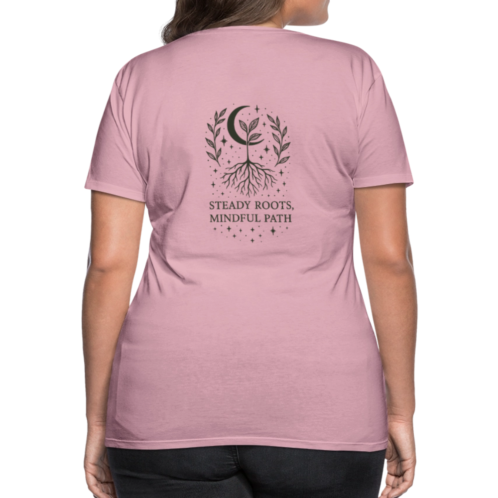 Damen Slim Fit T-Shirt "Virgo" - Hellrosa