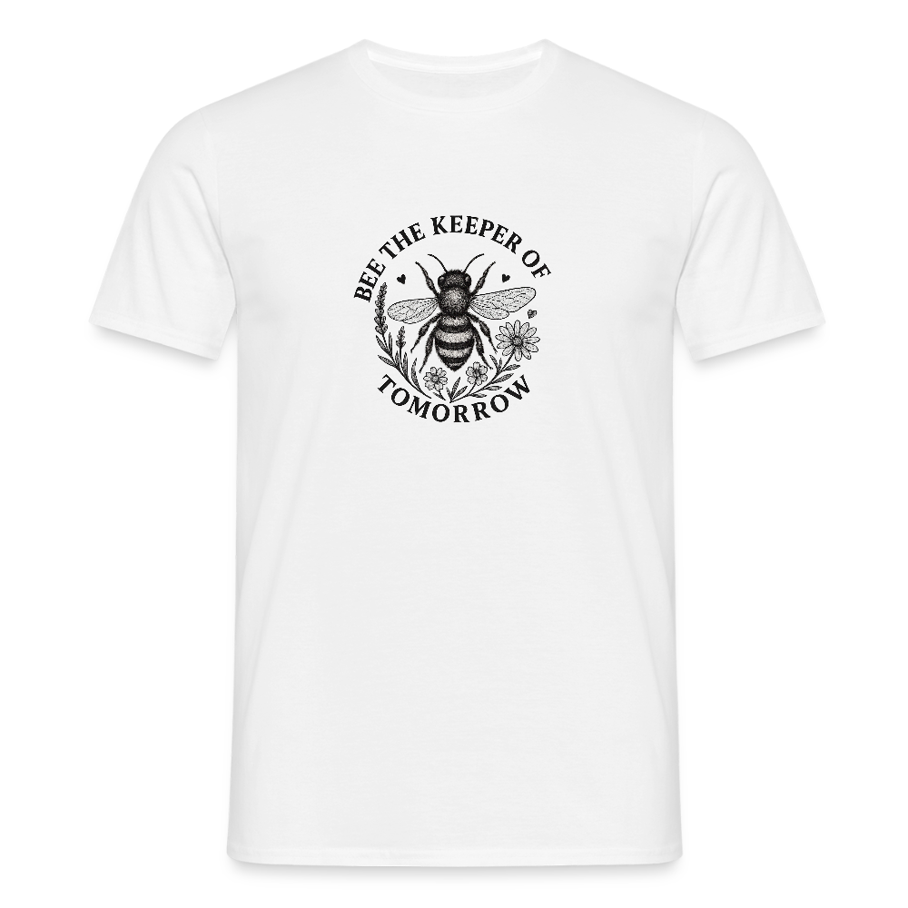 Unisex  T-Shirt "Bee the Keeper of Tomorrow" - Weiß