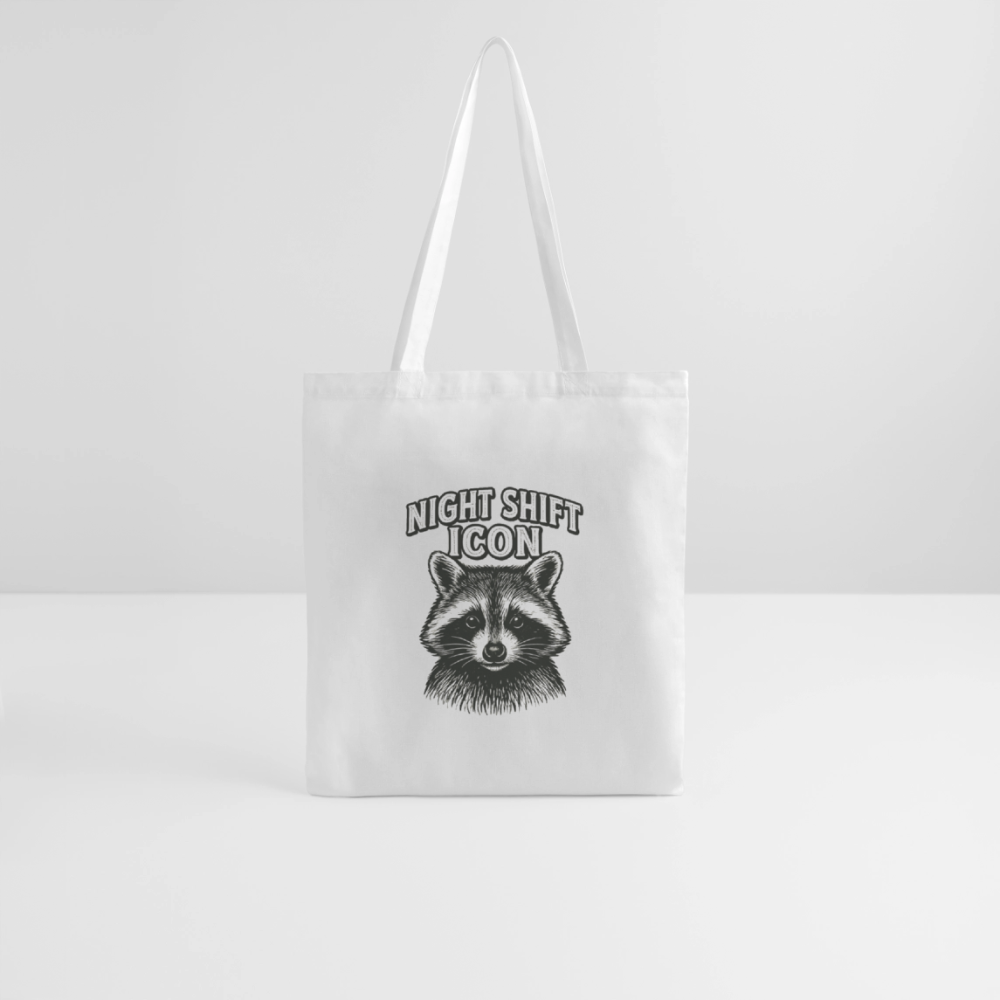 Stoffbeutel "Night Shift Icon" - Weiß