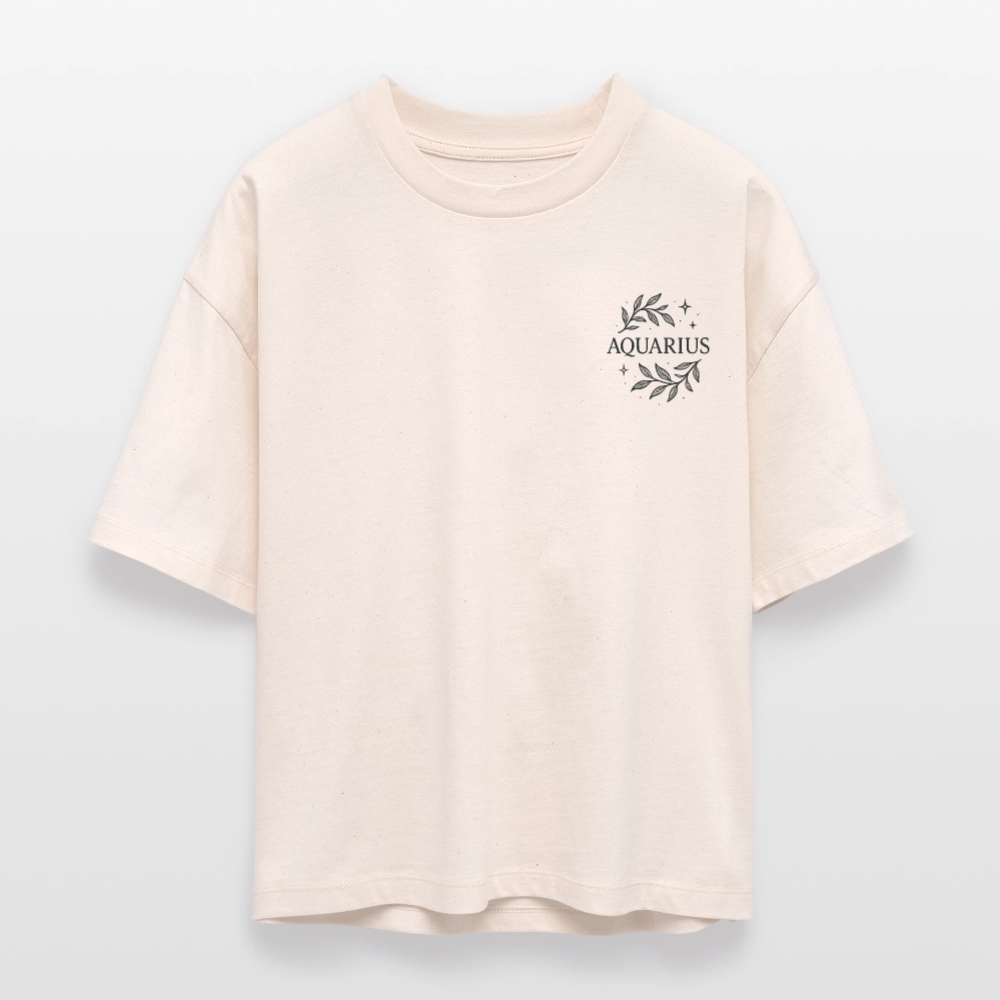 Damen Bio-T-Shirt Nova "Aquarius" - Weißgrau