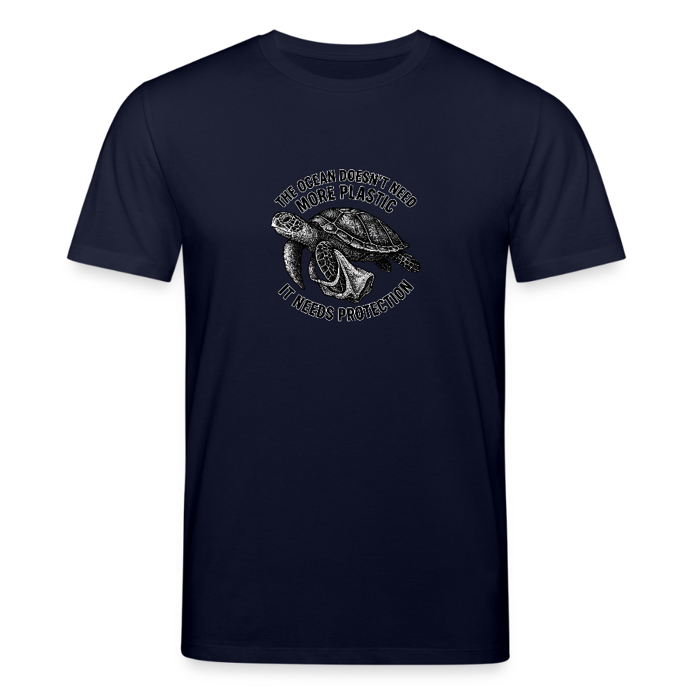 Unisex Bio-T-Shirt „Turtle“ - Navy