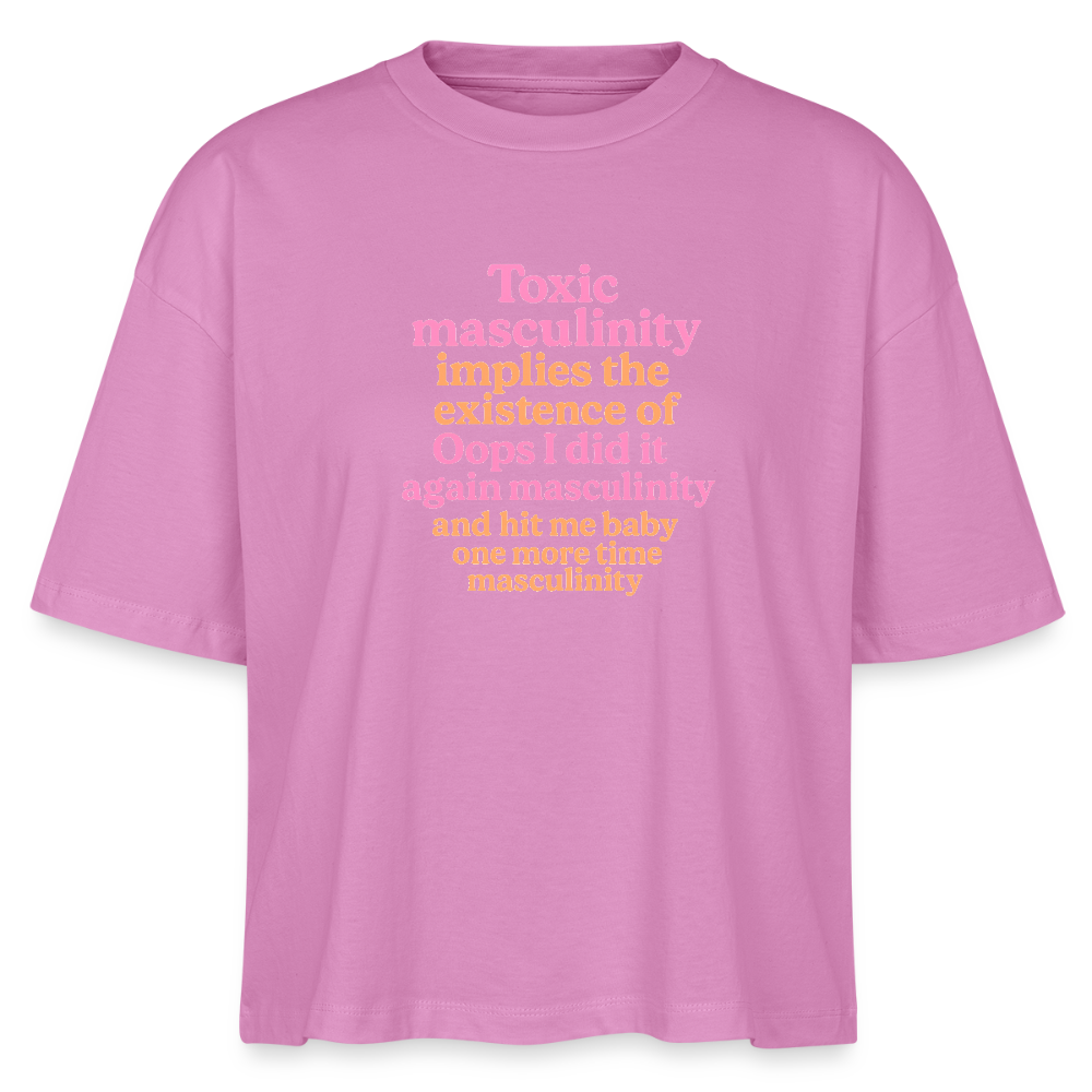 Bio-T-Shirt „Toxic Masculinity“ - Pink