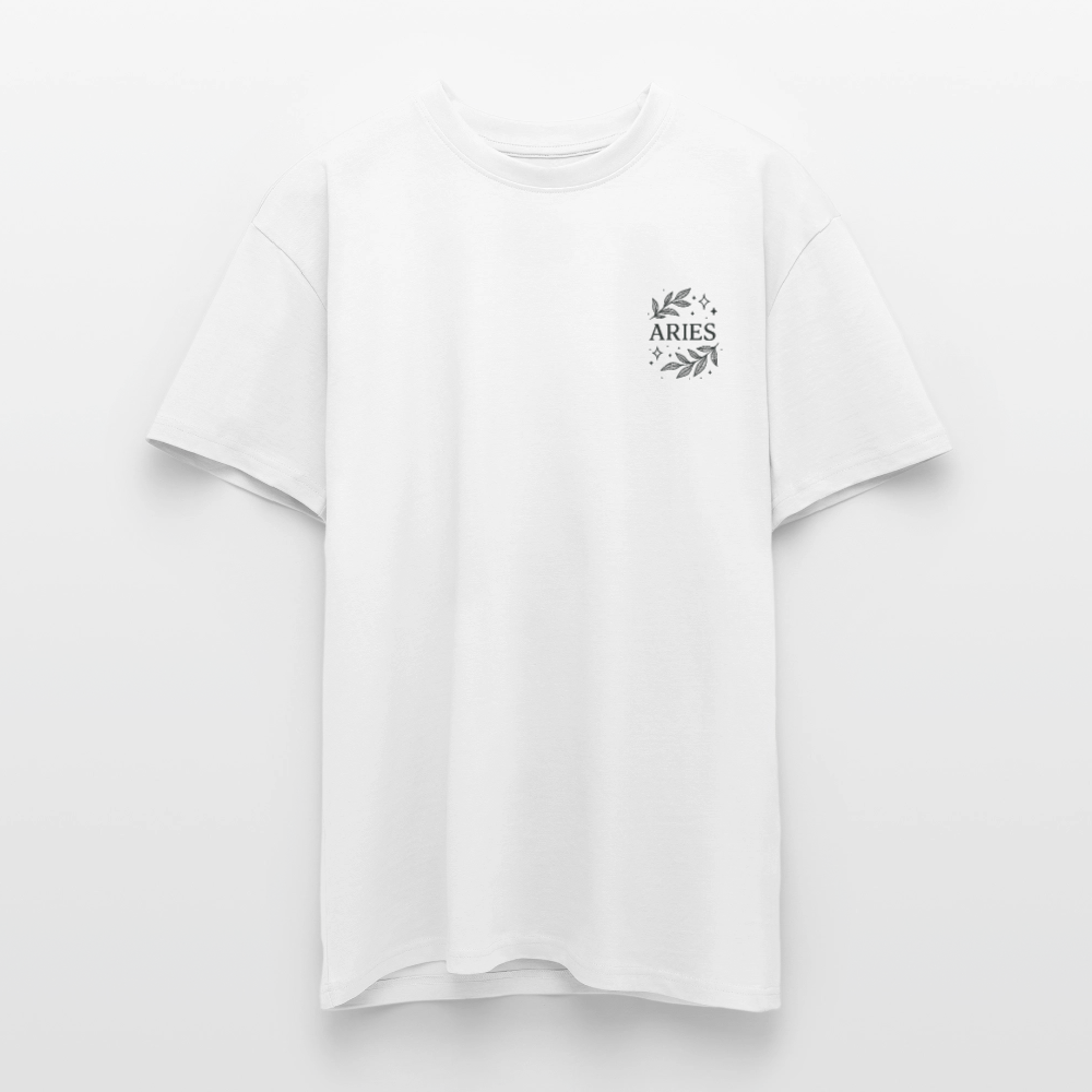 Unisex Oversize T-Shirt "Aries" - Weiß