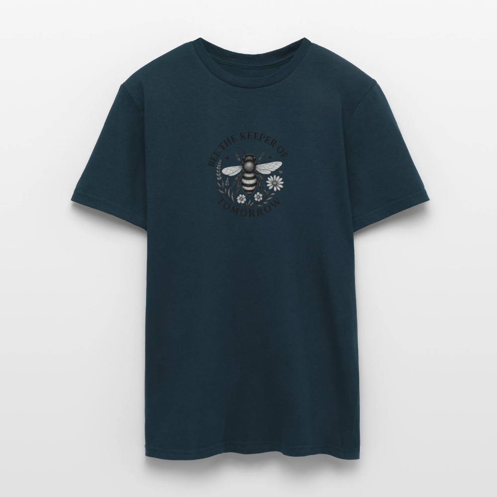Unisex  T-Shirt "Bee the Keeper of Tomorrow" - Navy