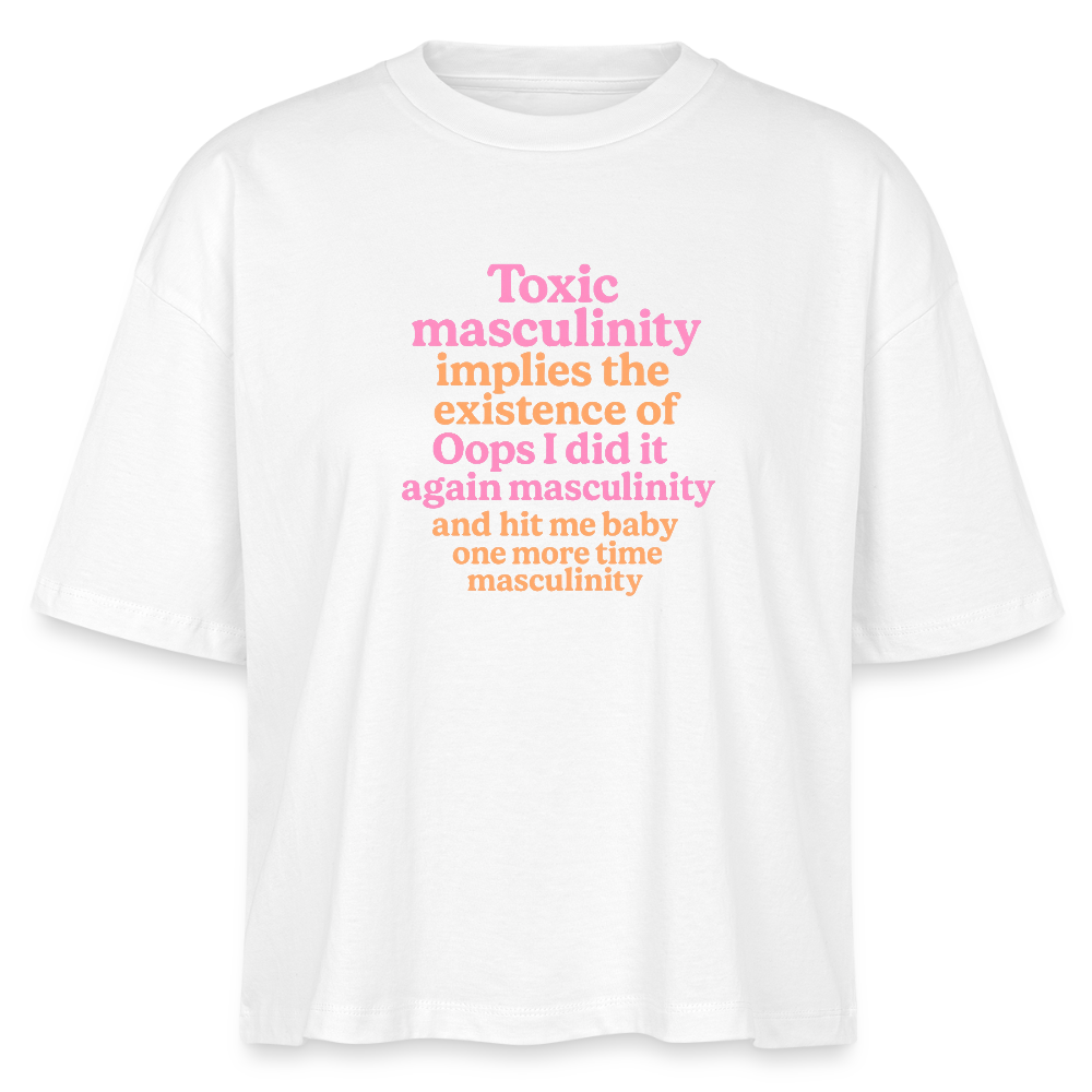 Bio-T-Shirt „Toxic Masculinity“ - Weiß