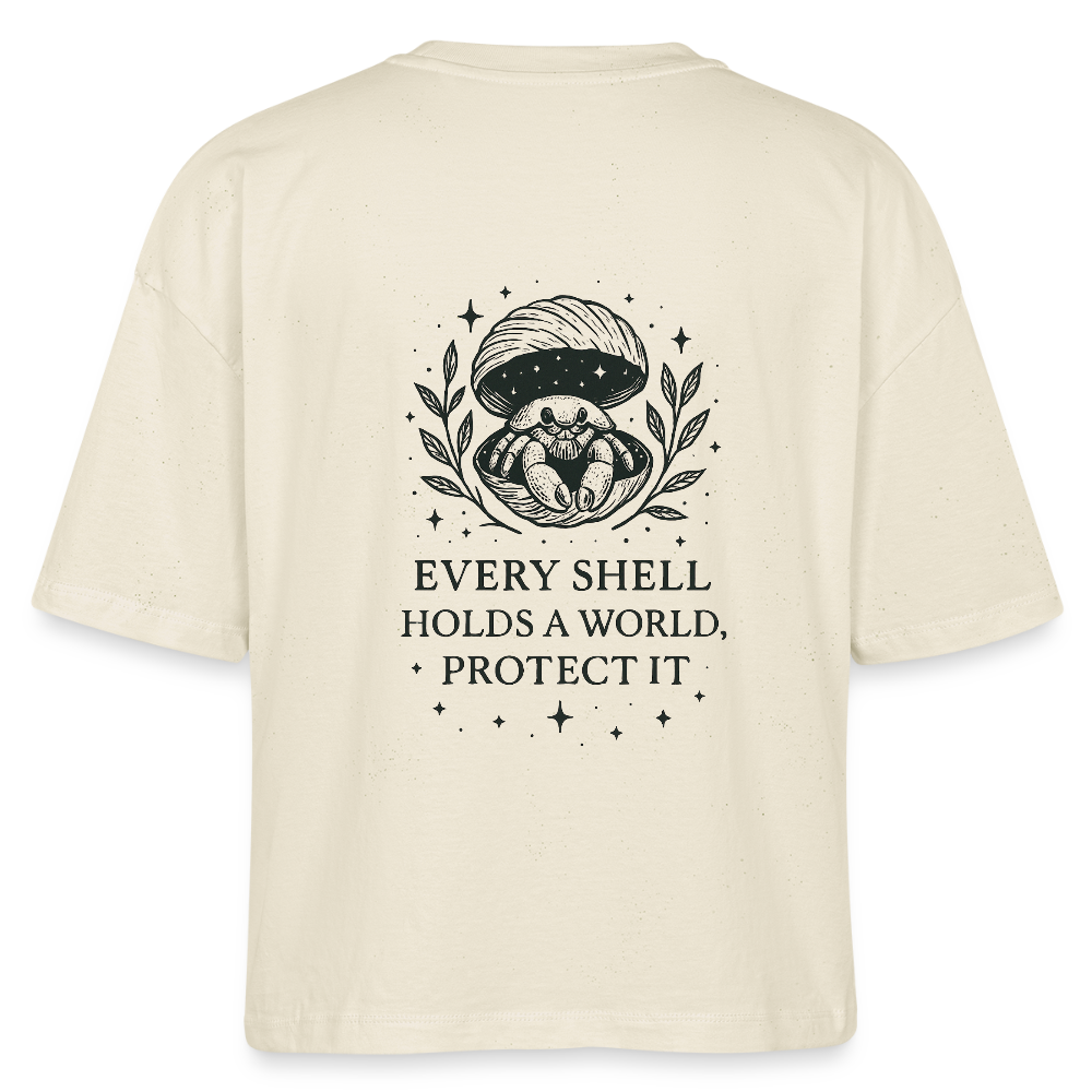 Damen Bio-T-Shirt Nova "Cancer" - Weißgrau