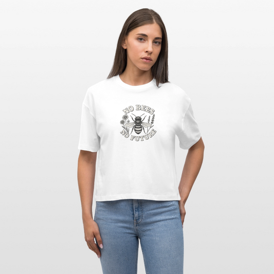 Damen Bio-T-Shirt Nova „No Bees“ - Weiß