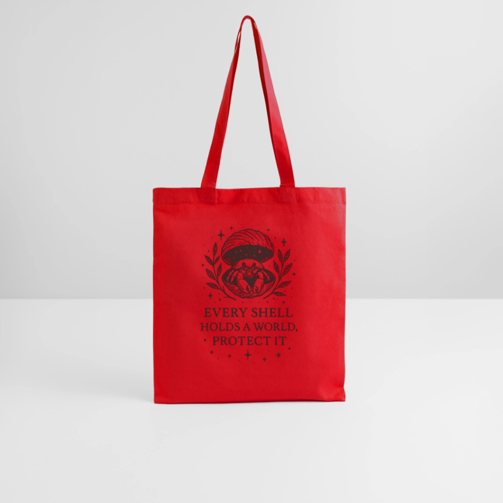 Stoffbeutel „Shell“ - Rot