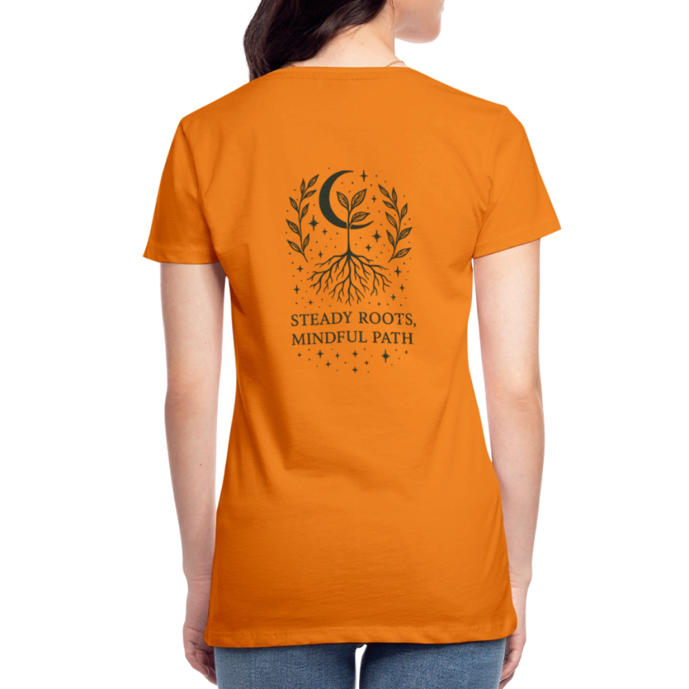 Damen Slim Fit T-Shirt "Virgo" - Orange