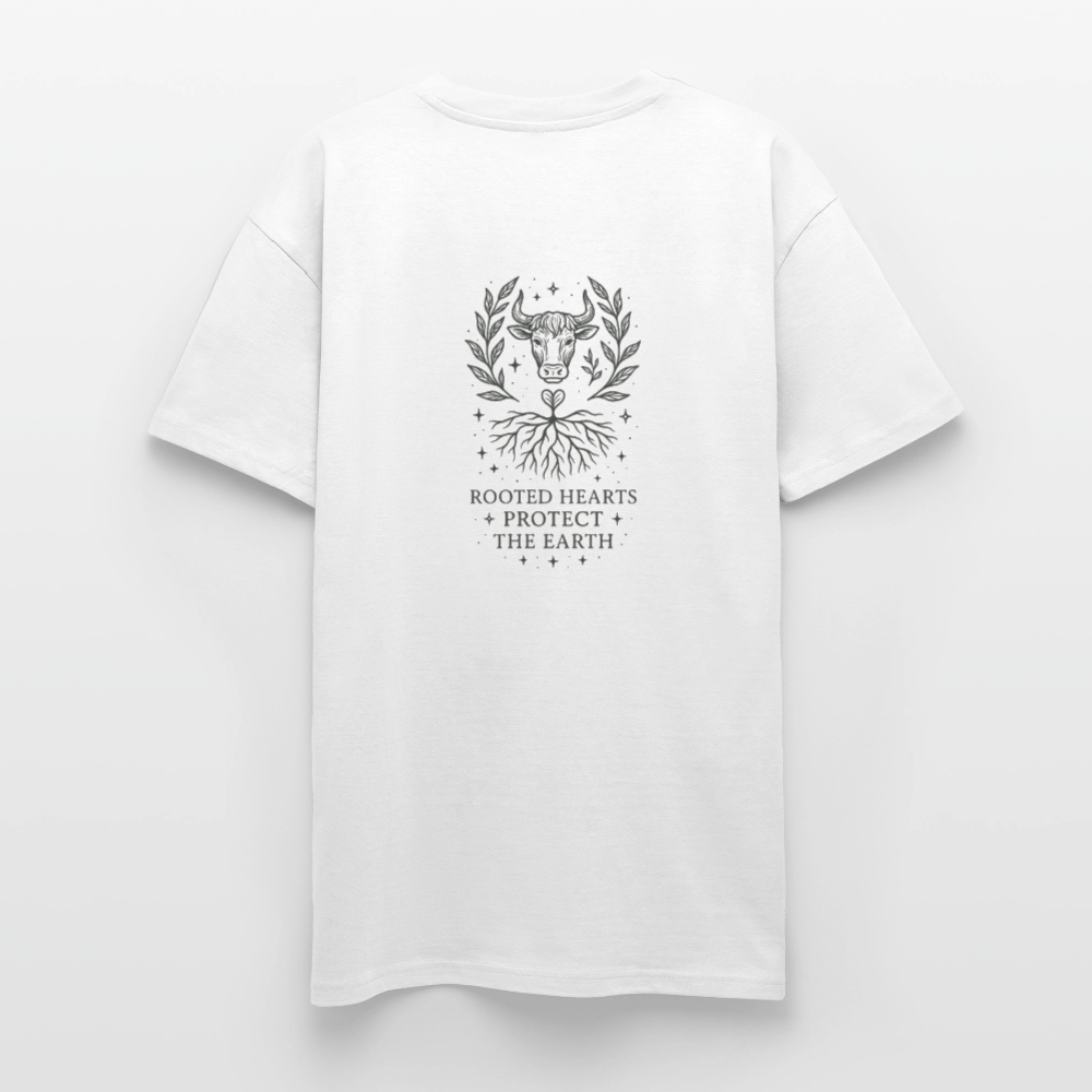 Unisex Oversize T-Shirt "Taurus" - Weiß