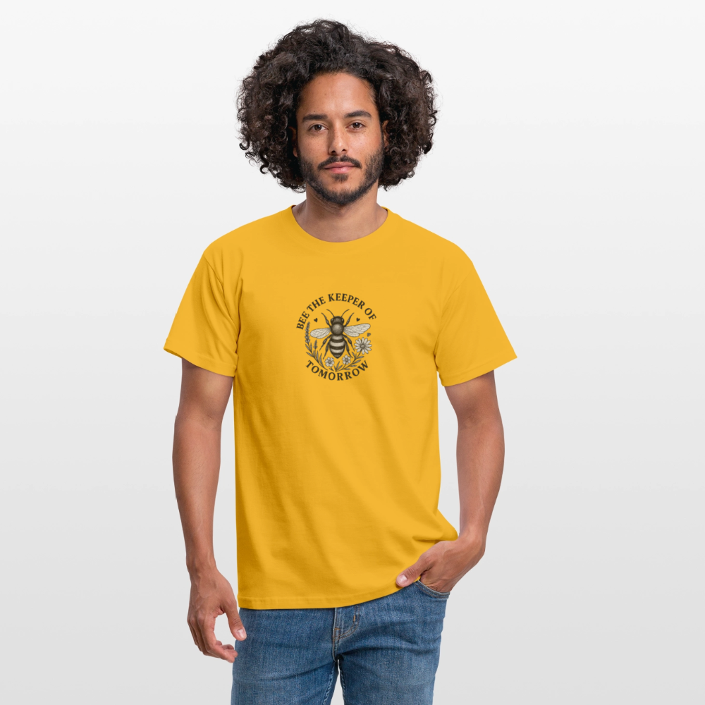 Unisex  T-Shirt "Bee the Keeper of Tomorrow" - Gelb