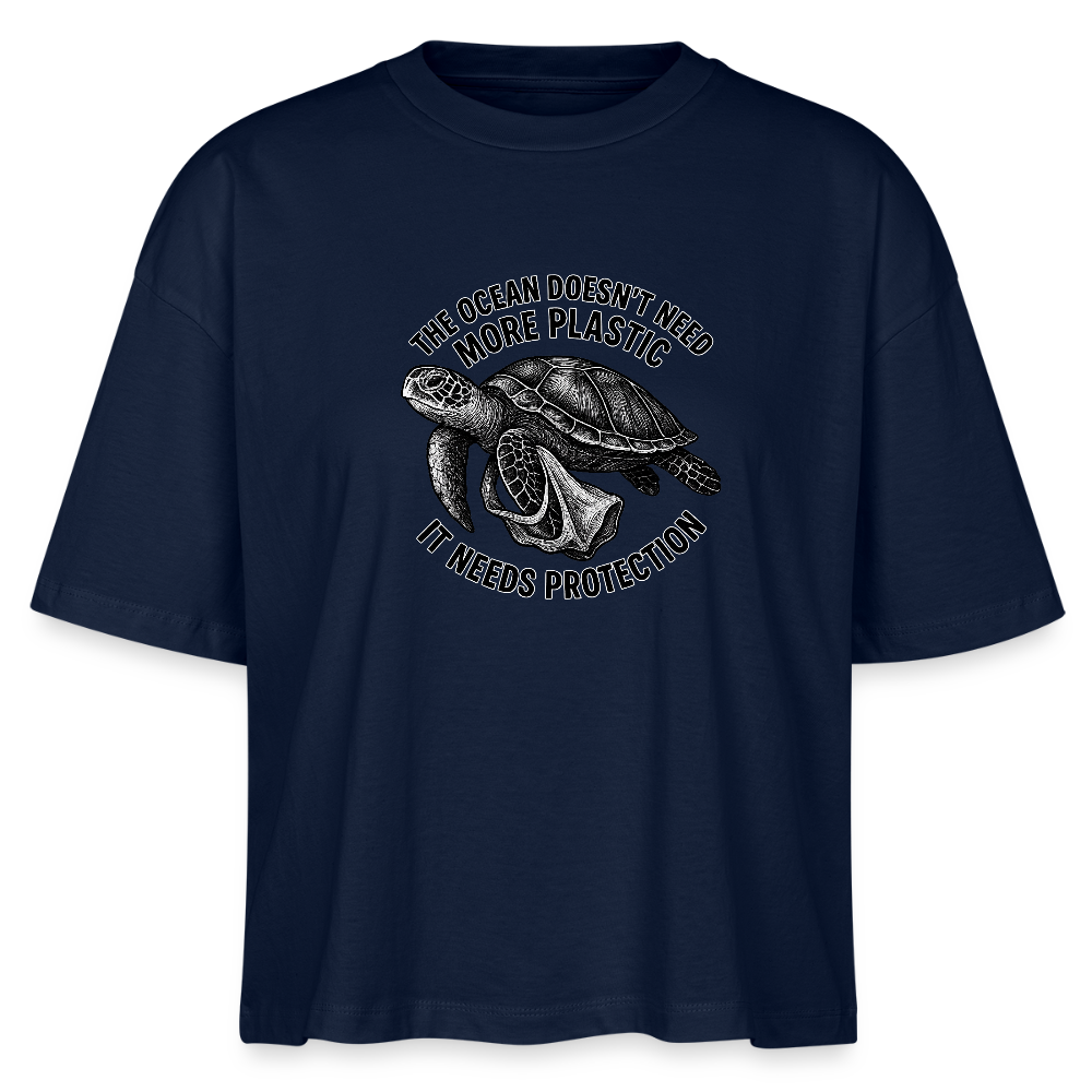 Damen Bio-T-Shirt Nova „Turtle“ - Navy