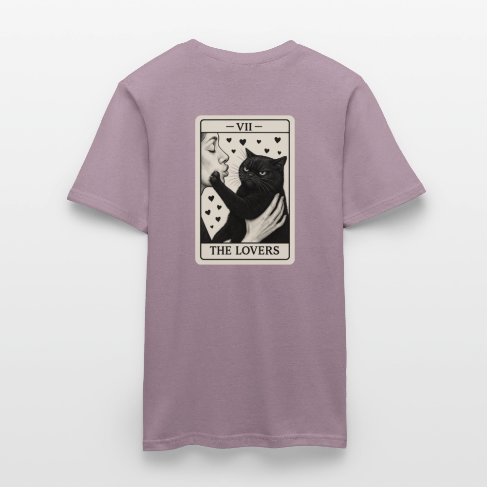 Unisex T-Shirt "Cattitude" - Lilagrau 