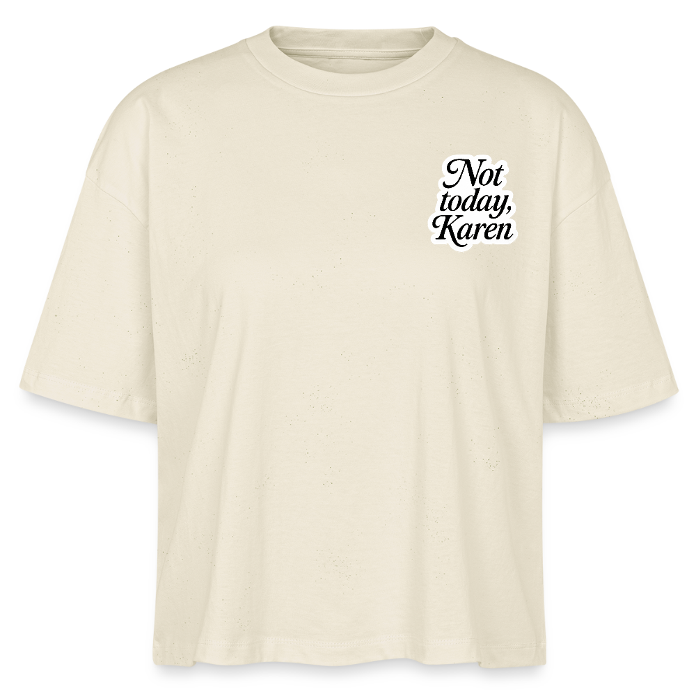 Bio-T-Shirt „Not Today“ - Weißgrau