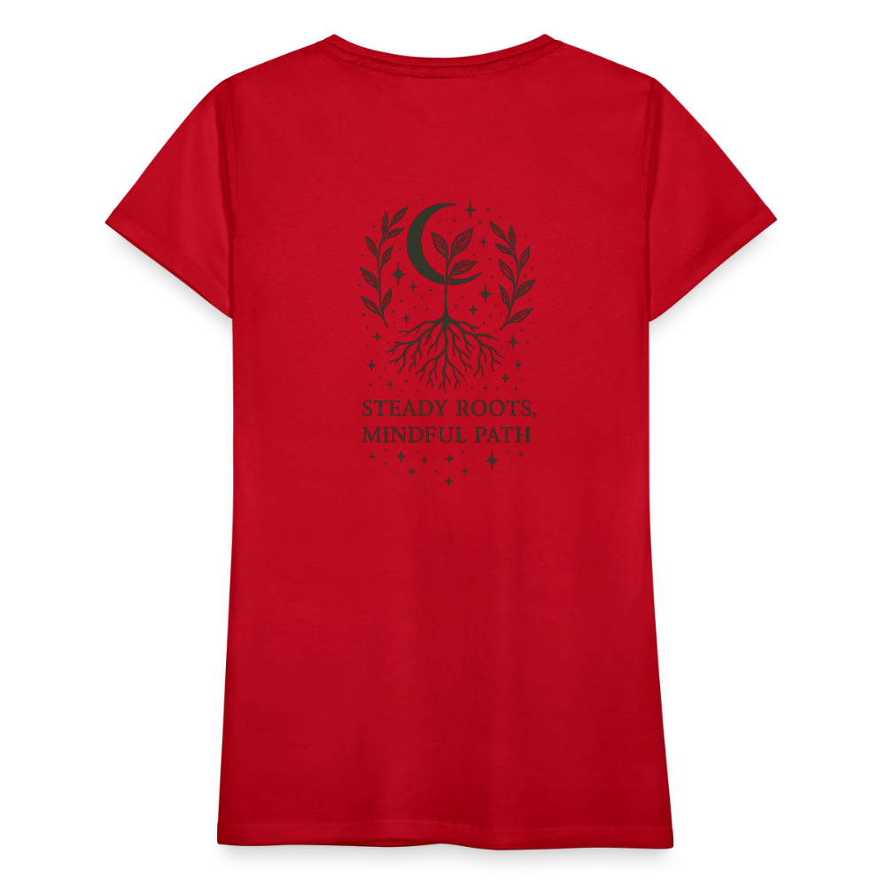 Damen Slim Fit T-Shirt "Virgo" - Rot
