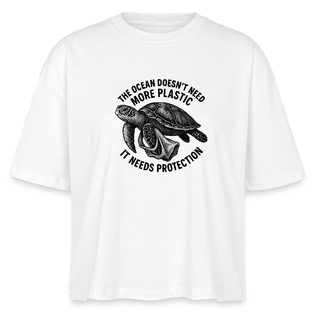 Damen Bio-T-Shirt Nova „Turtle“ - Weiß