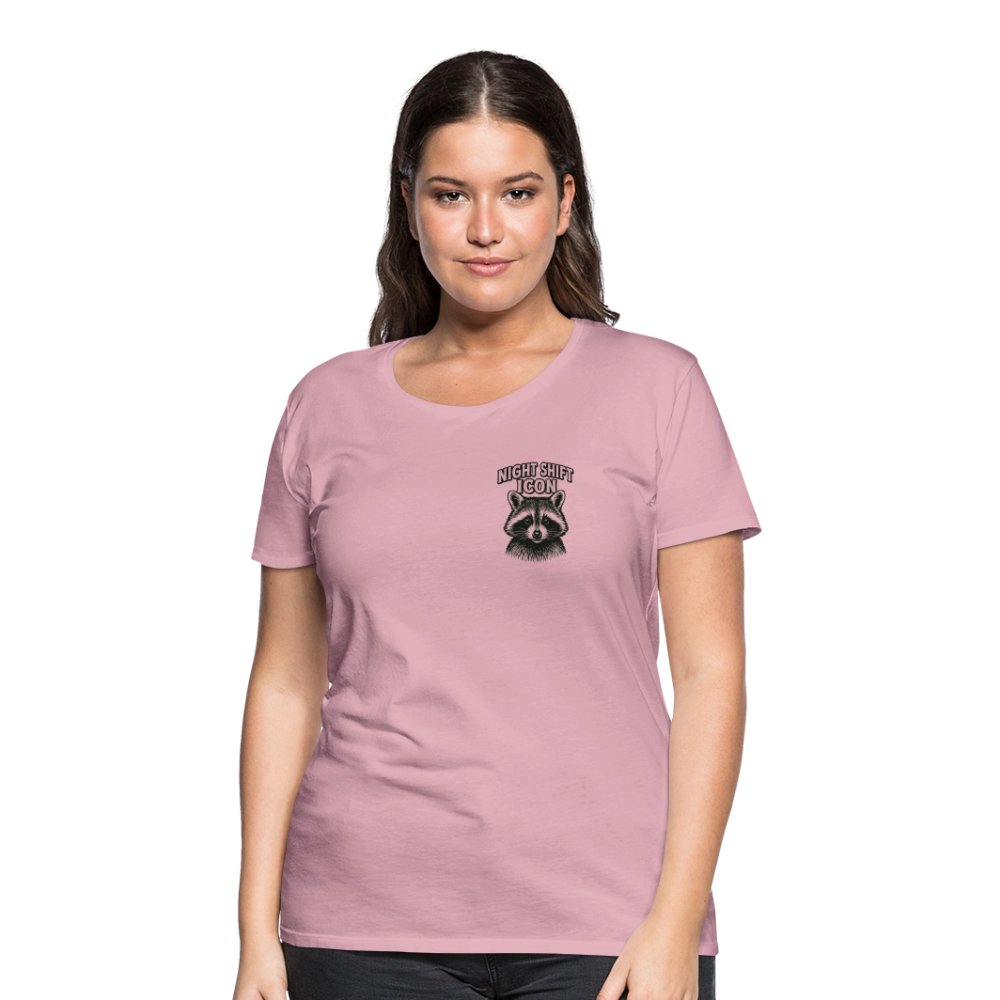 Damen T-Shirt "Night Shift Icon" - Hellrosa