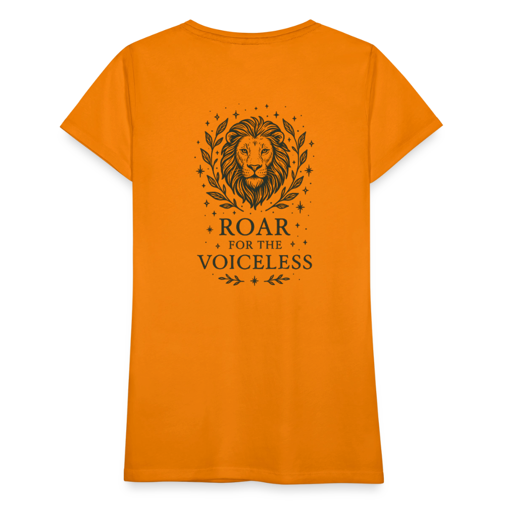 Damen Slim Fit T-Shirt "Leo" - Orange