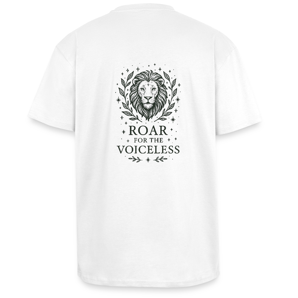 Unisex Oversize T-Shirt "Leo" - Weiß