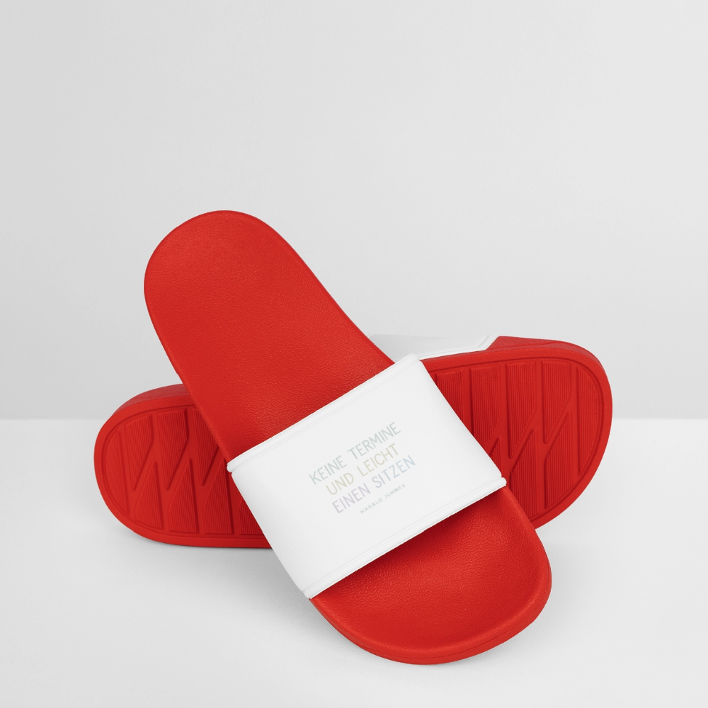 Frauen Badelatschen „Keine Termine“ - Rot