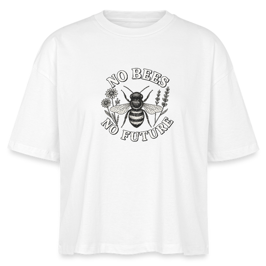 Damen Bio-T-Shirt Nova „No Bees“ - Weiß