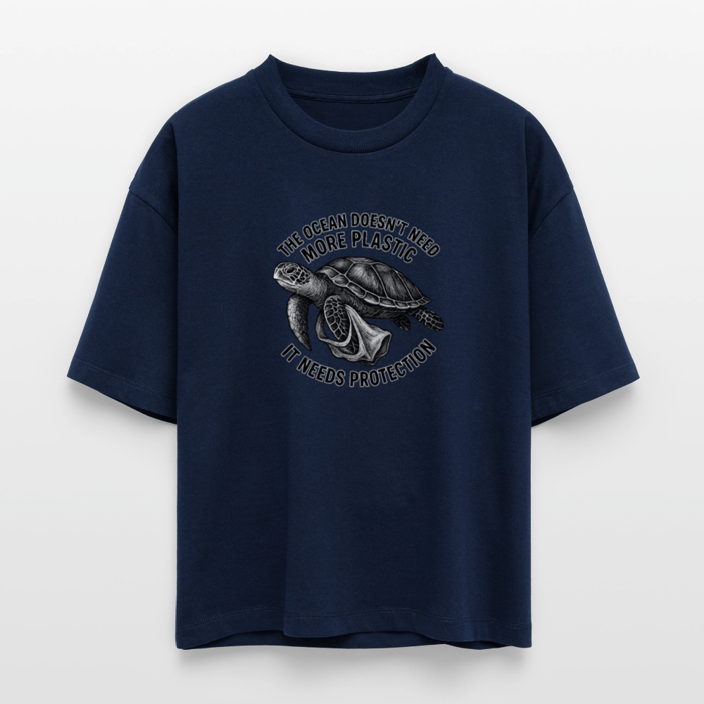 Damen Bio-T-Shirt Nova „Turtle“ - Navy