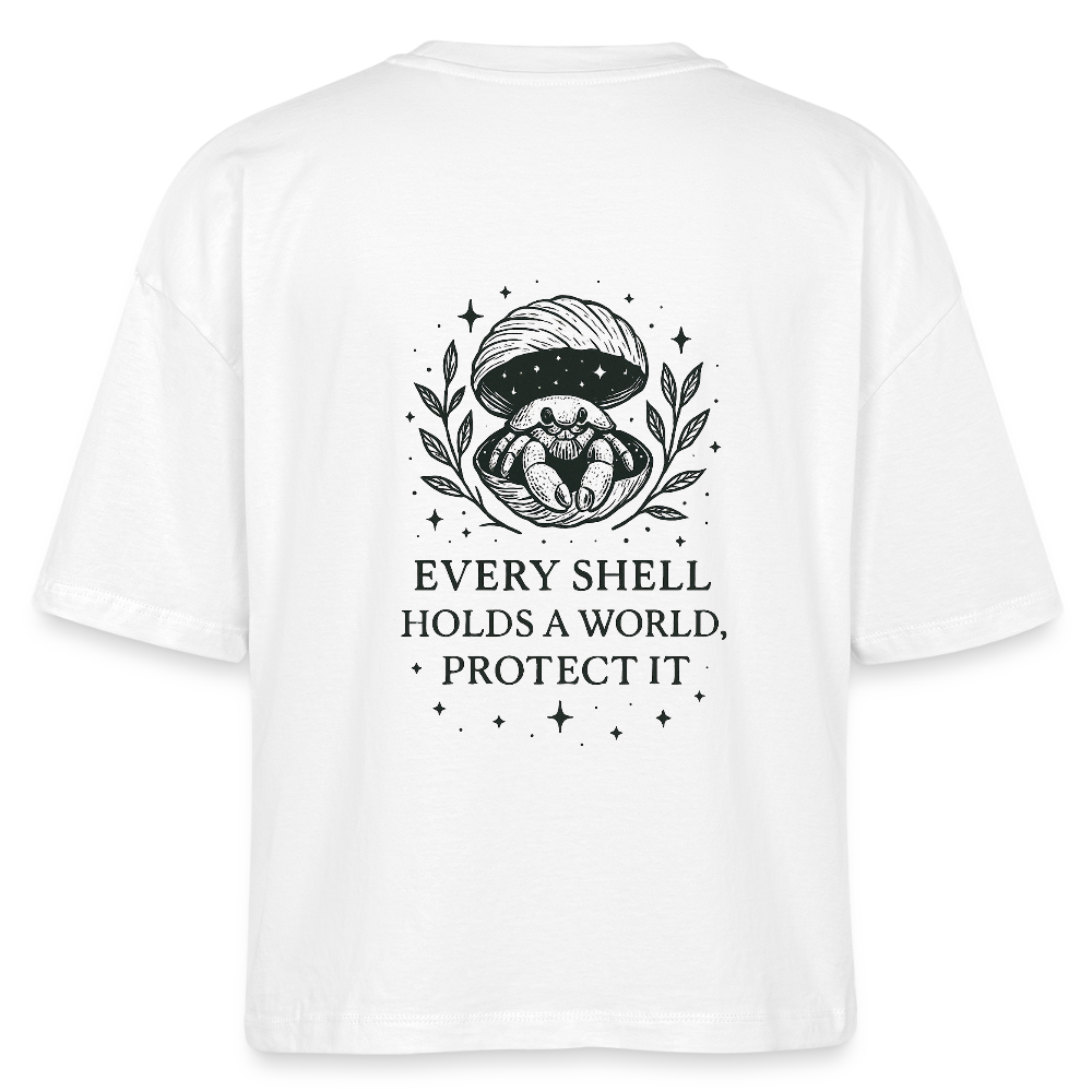 Damen Bio-T-Shirt Nova "Cancer" - Weiß