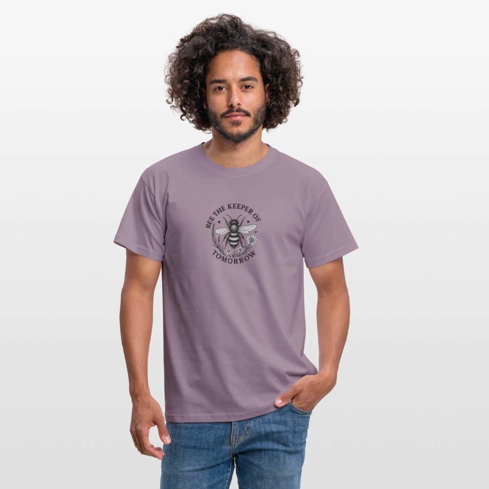 Unisex  T-Shirt "Bee the Keeper of Tomorrow" - Lilagrau 