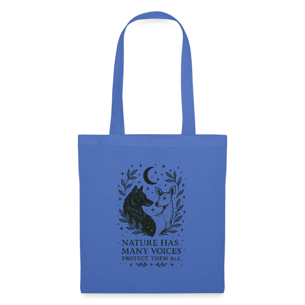 Stoffbeutel „Voices“ - Hellblau