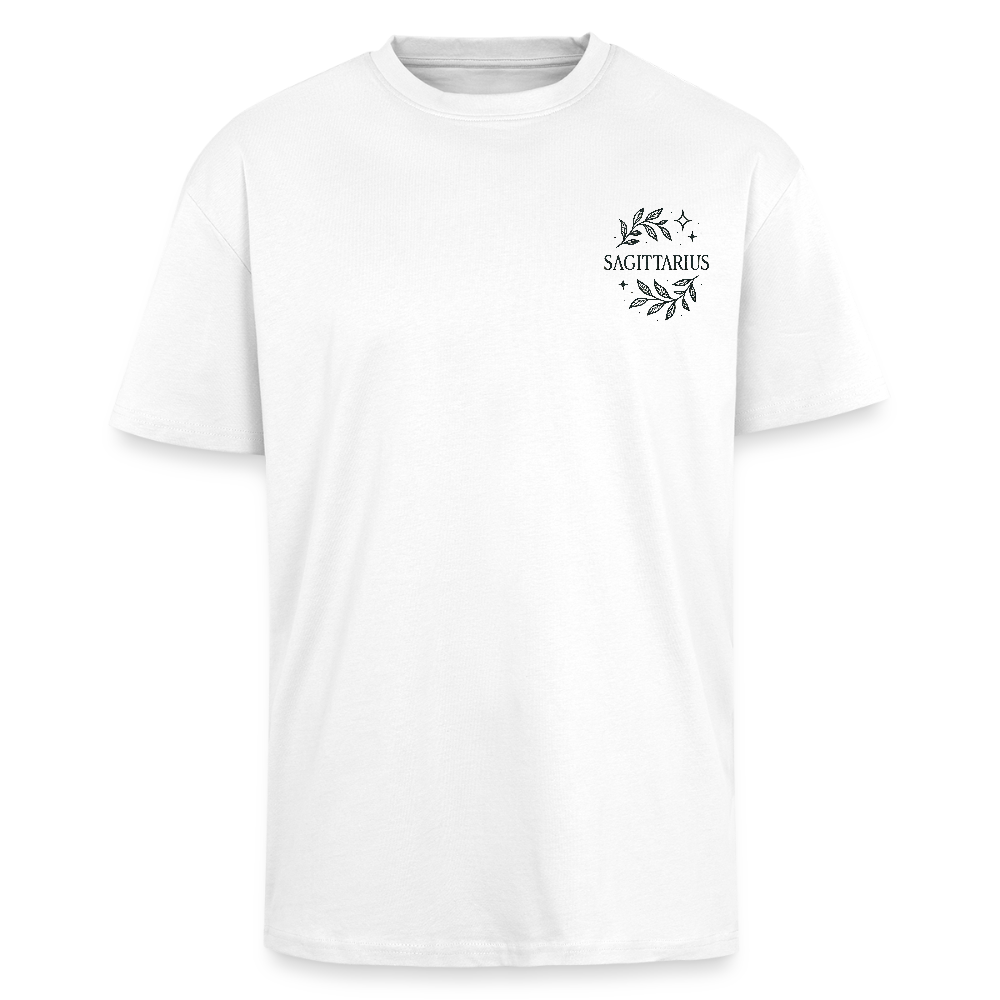 Unisex Oversize T-Shirt "Sagittarius" - Weiß