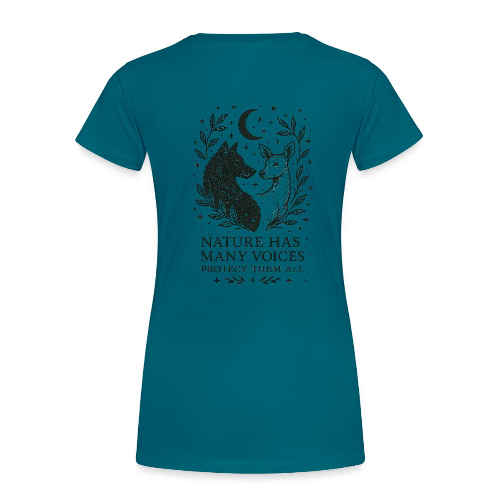 Damen Slim Fit T-Shirt "Gemini" - Divablau