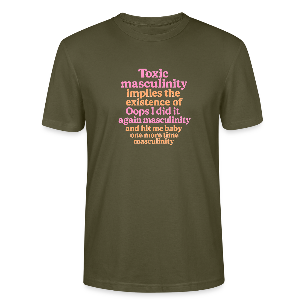 Unisex T-Shirt „Toxic Masculinity“ - Khaki