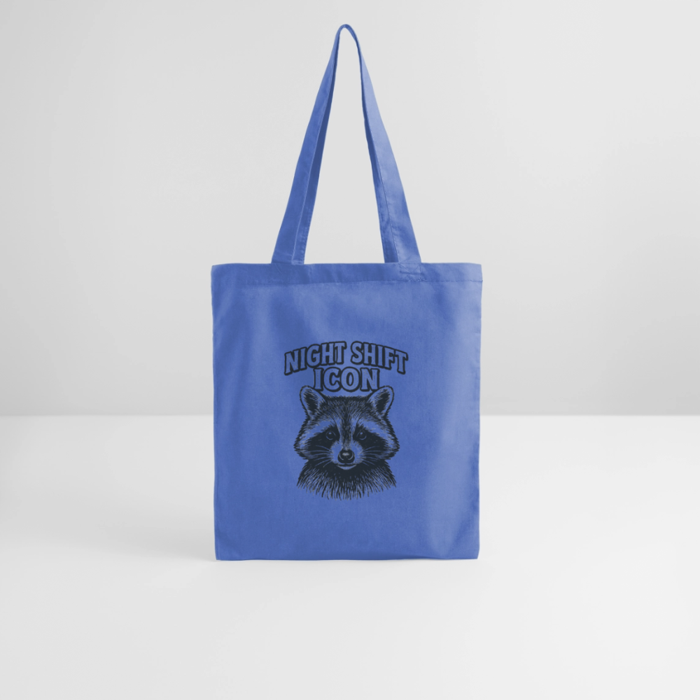 Stoffbeutel "Night Shift Icon" - Hellblau
