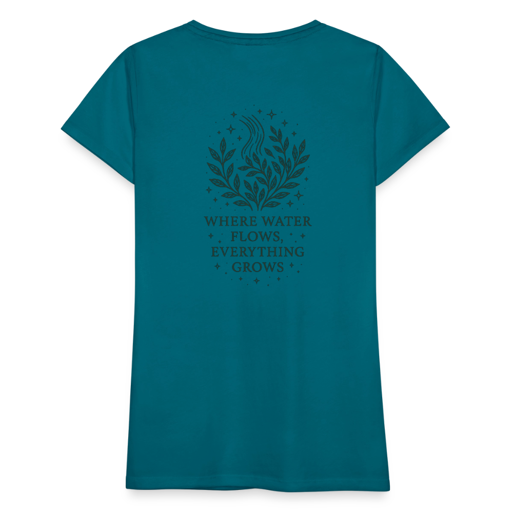 Damen T-Shirt Slim Fit "Aquarius" - Divablau