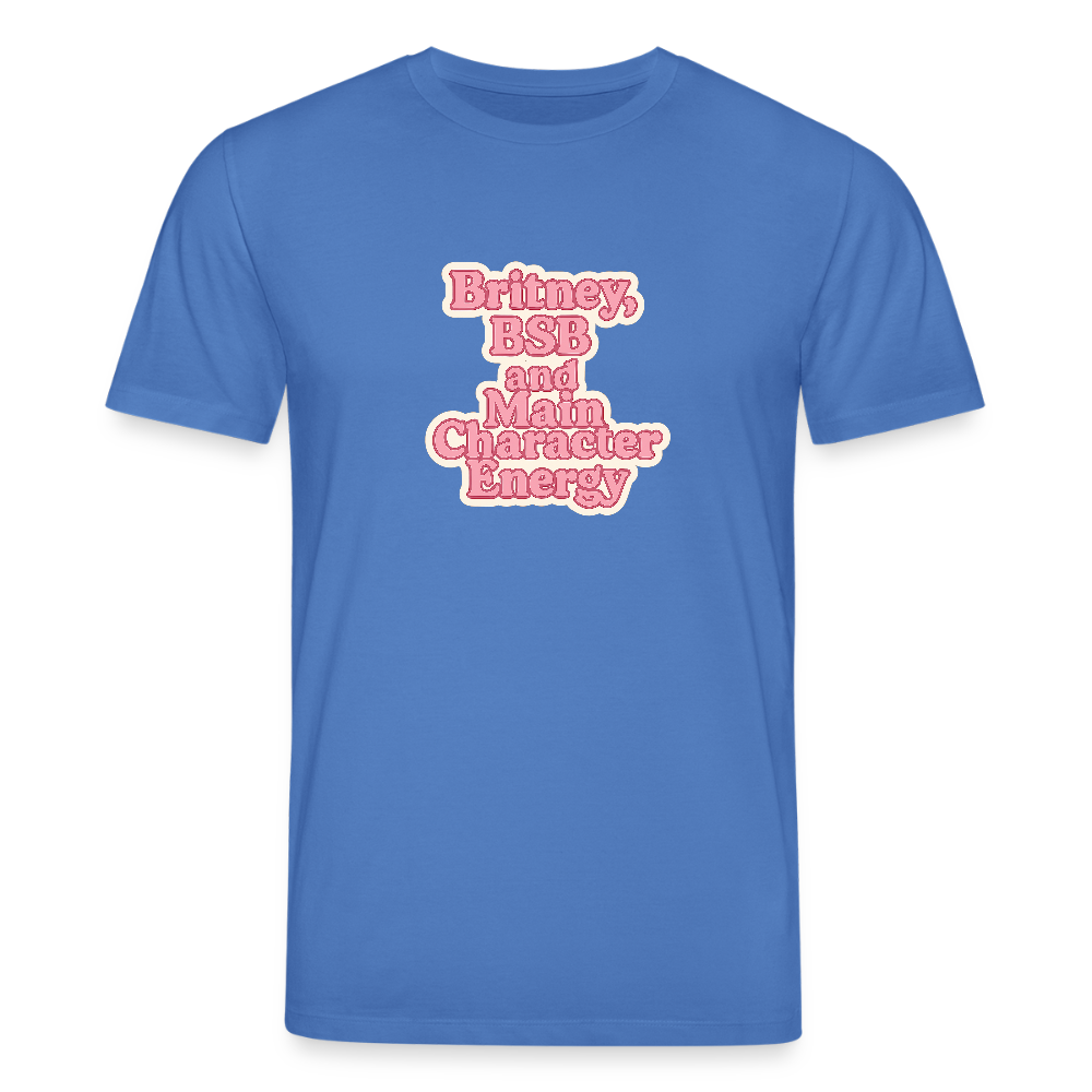 Unisex Bio-T-Shirt - „Main Character Energy“ - Achtsames Blau