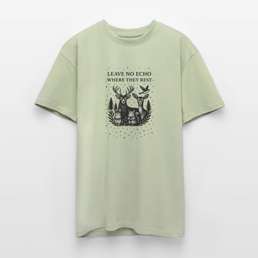 Unisex T-Shirt "Echo" - Leichtes Salbeigrün 