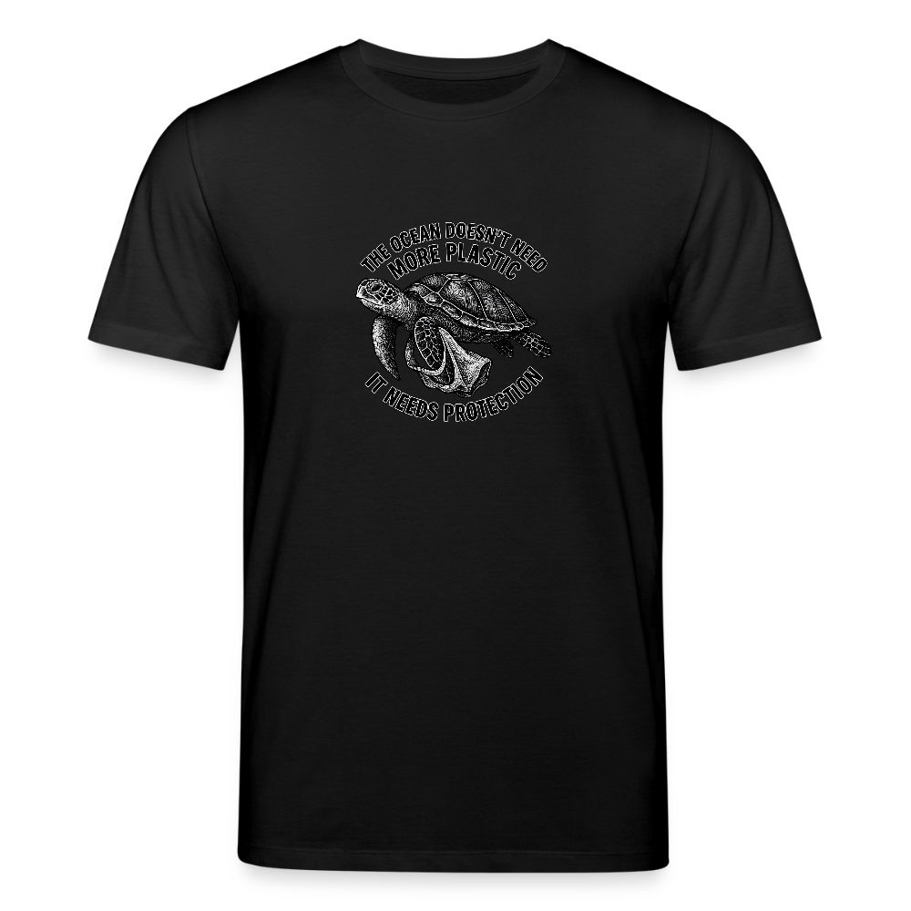 Unisex Bio-T-Shirt „Turtle“ - Schwarz