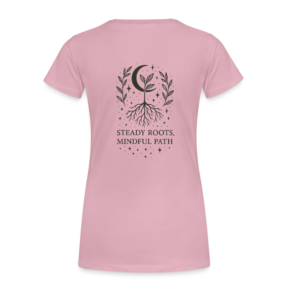 Damen Slim Fit T-Shirt "Virgo" - Hellrosa