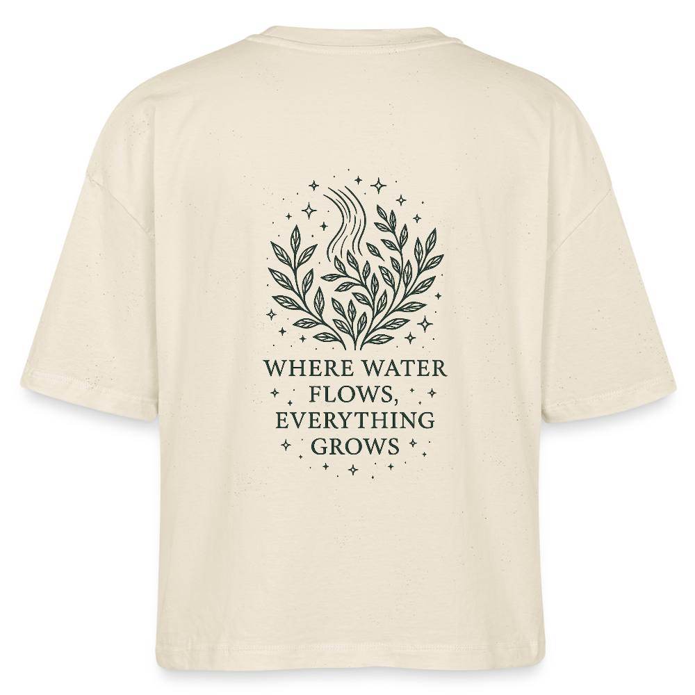 Damen Bio-T-Shirt Nova "Aquarius" - Weißgrau