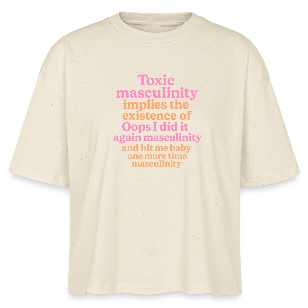 Bio-T-Shirt „Toxic Masculinity“ - Weißgrau