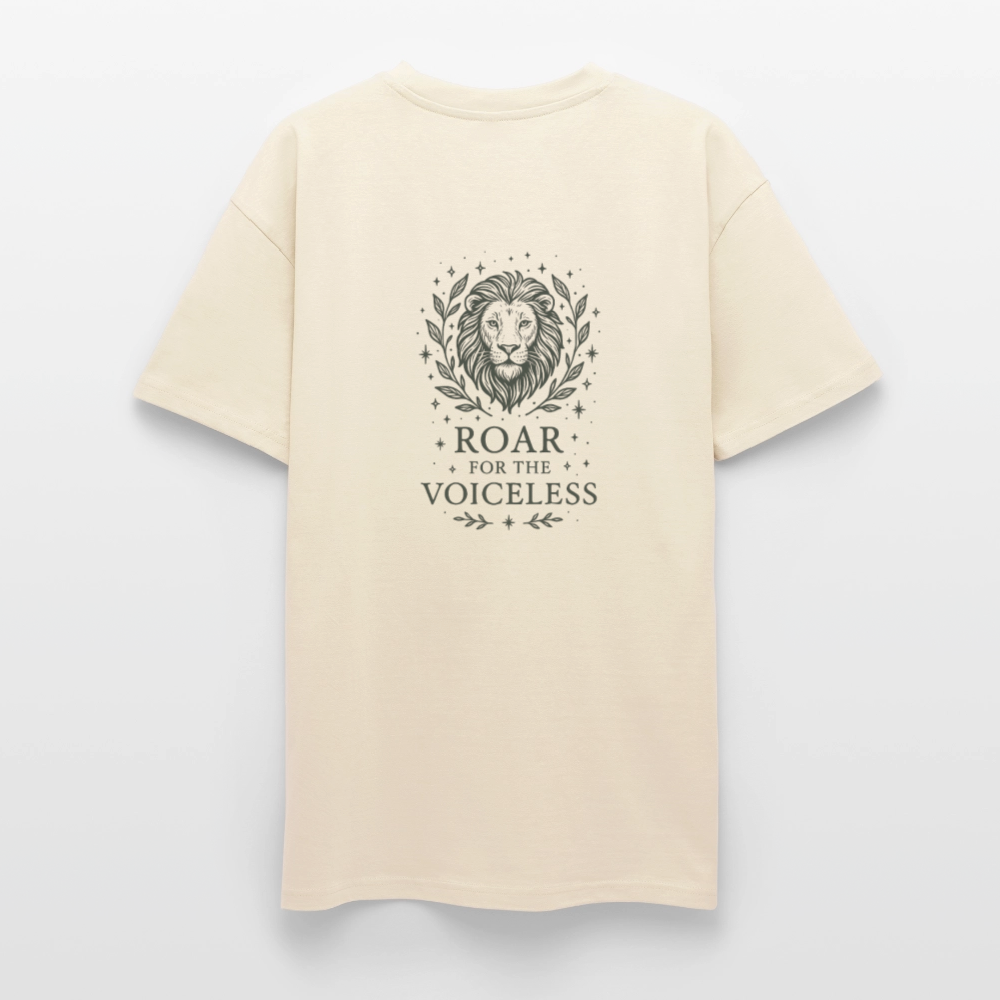 Unisex Oversize T-Shirt "Leo" - Creme