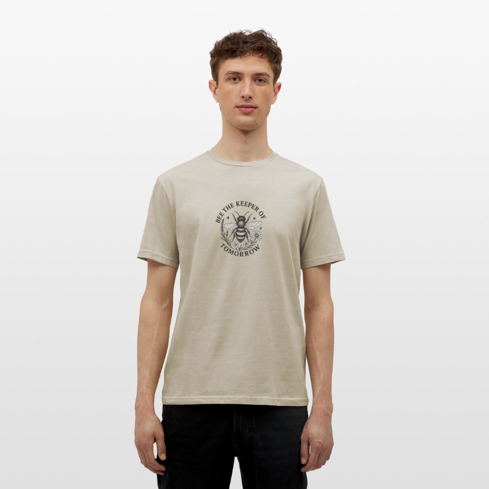 Unisex  T-Shirt "Bee the Keeper of Tomorrow" - Sandbeige