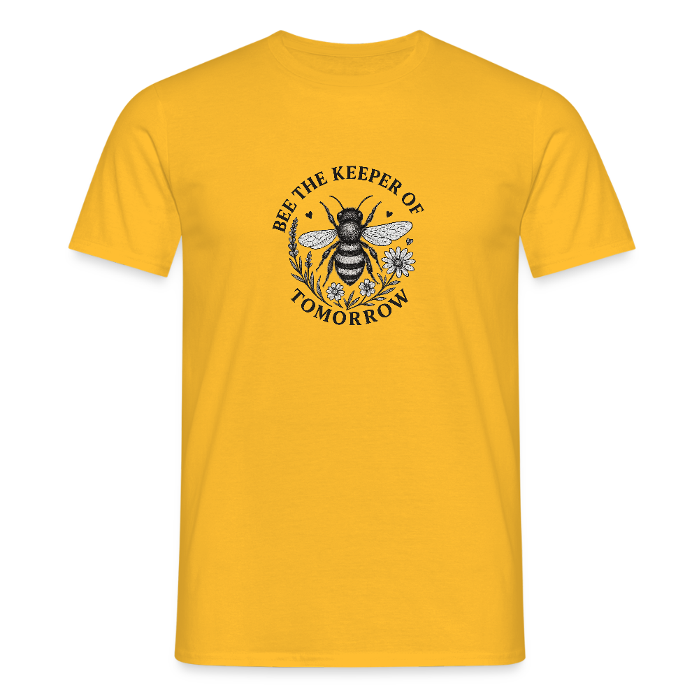Unisex  T-Shirt "Bee the Keeper of Tomorrow" - Gelb