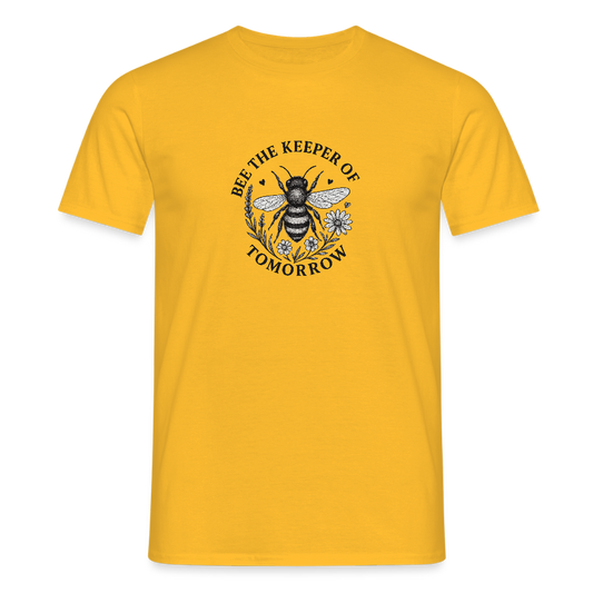 Unisex  T-Shirt "Bee the Keeper of Tomorrow" - Gelb