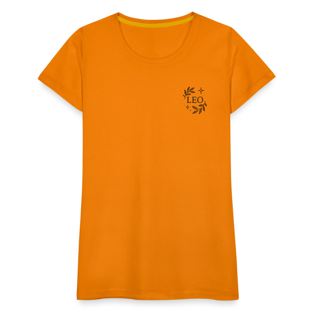 Damen Slim Fit T-Shirt "Leo" - Orange