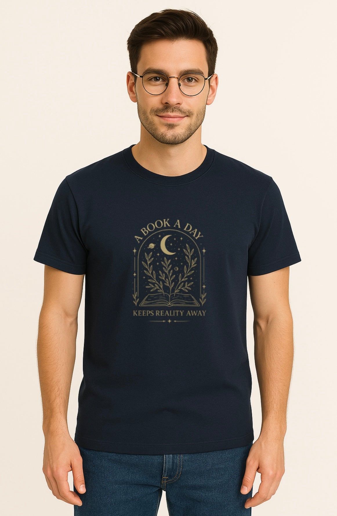 Unisex Bio-T-Shirt „A book a day“